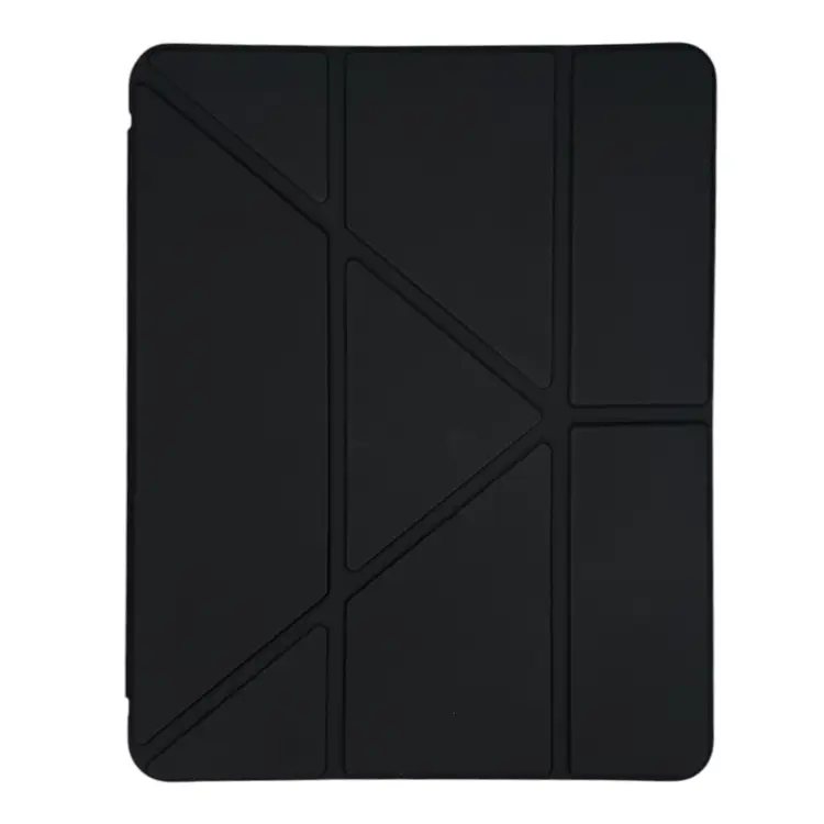 Nettech Apple iPad Pro 13 2024 Uyumlu Flip Prizma Seri Kapaklı Kılıf (Siyah) NT-111655