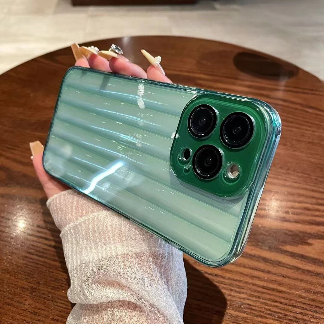 Pat Şeffaf Yumuşak Silikon Kılıf (Yeşil)