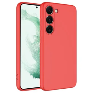 Nettech Samsung Galaxy S23 Plus Uyumlu Lansman Seri Arka Koruma Kılıf (Kırmızı) NT-100653