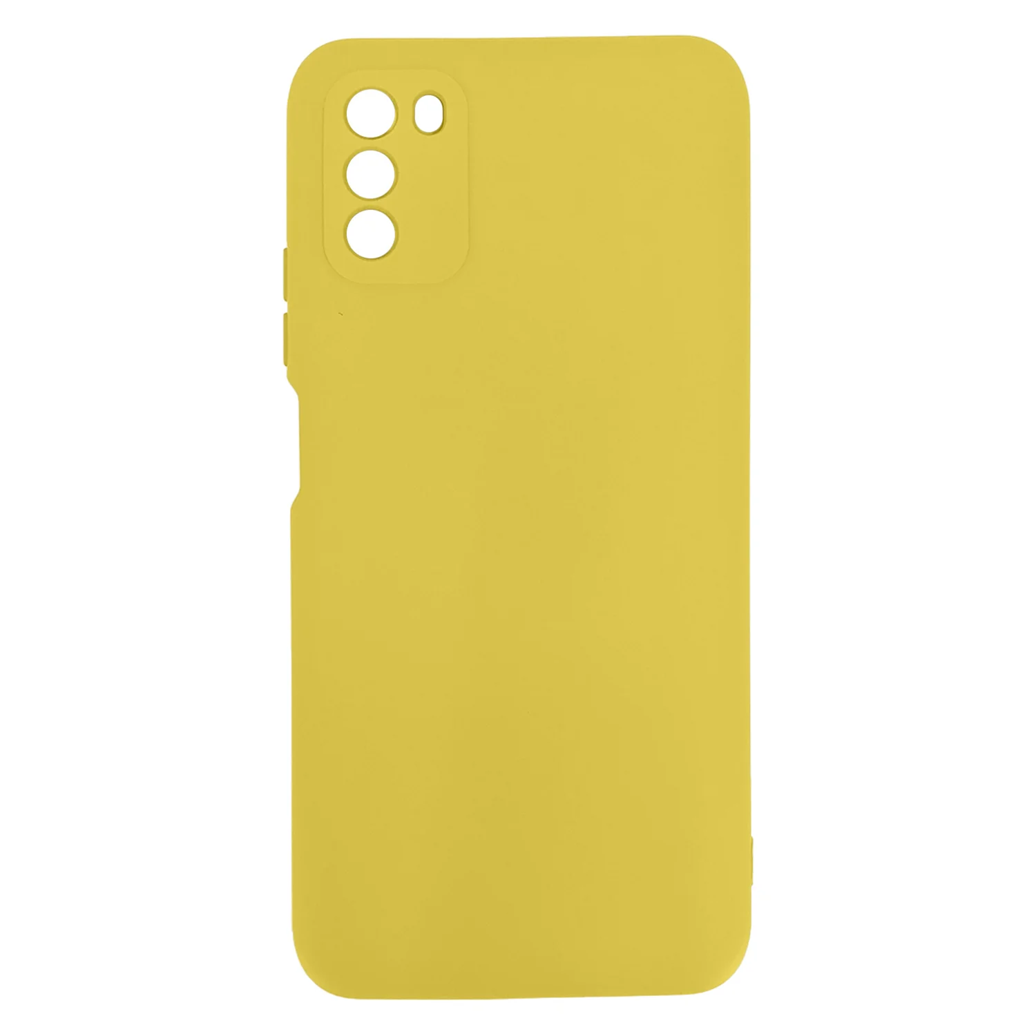 Nettech Xiaomi Poco M3 Uyumlu Nano Arka Koruma Kılıf (Sarı) NT-87734