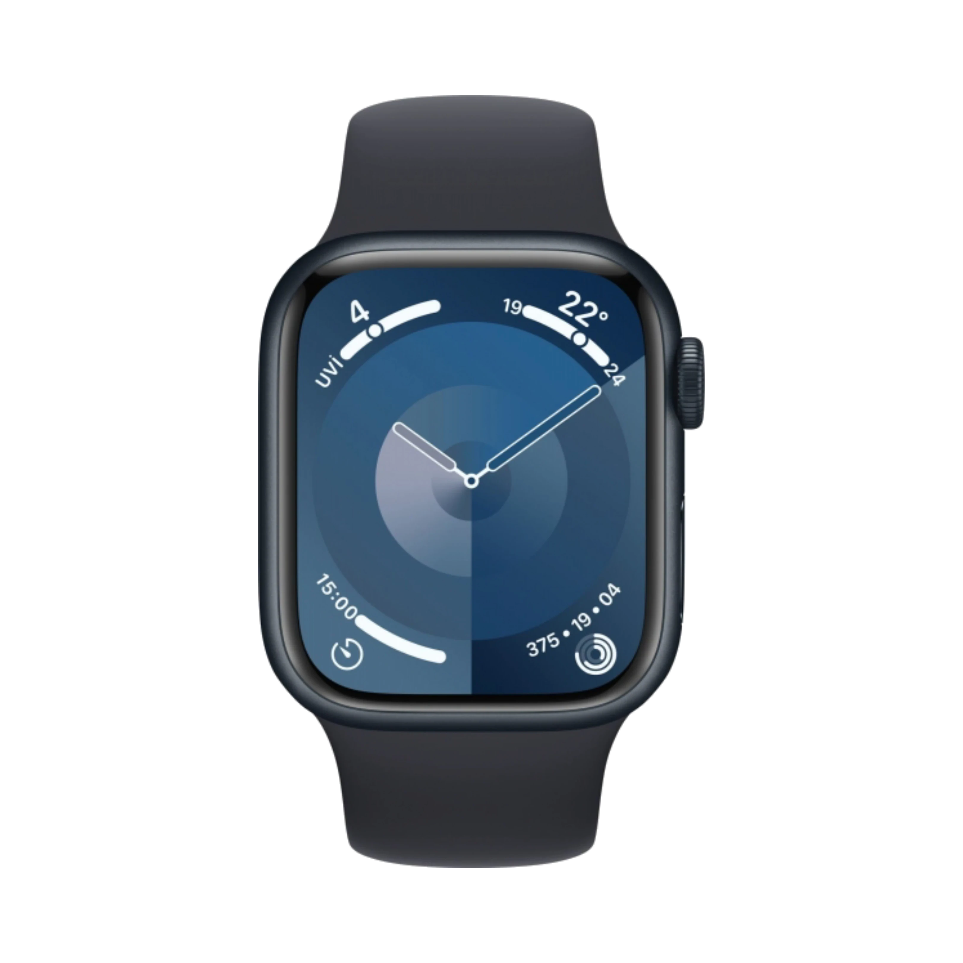 Apple Watch Series 9 - Alüminyum - 41mm - GPS - Gece yarısı