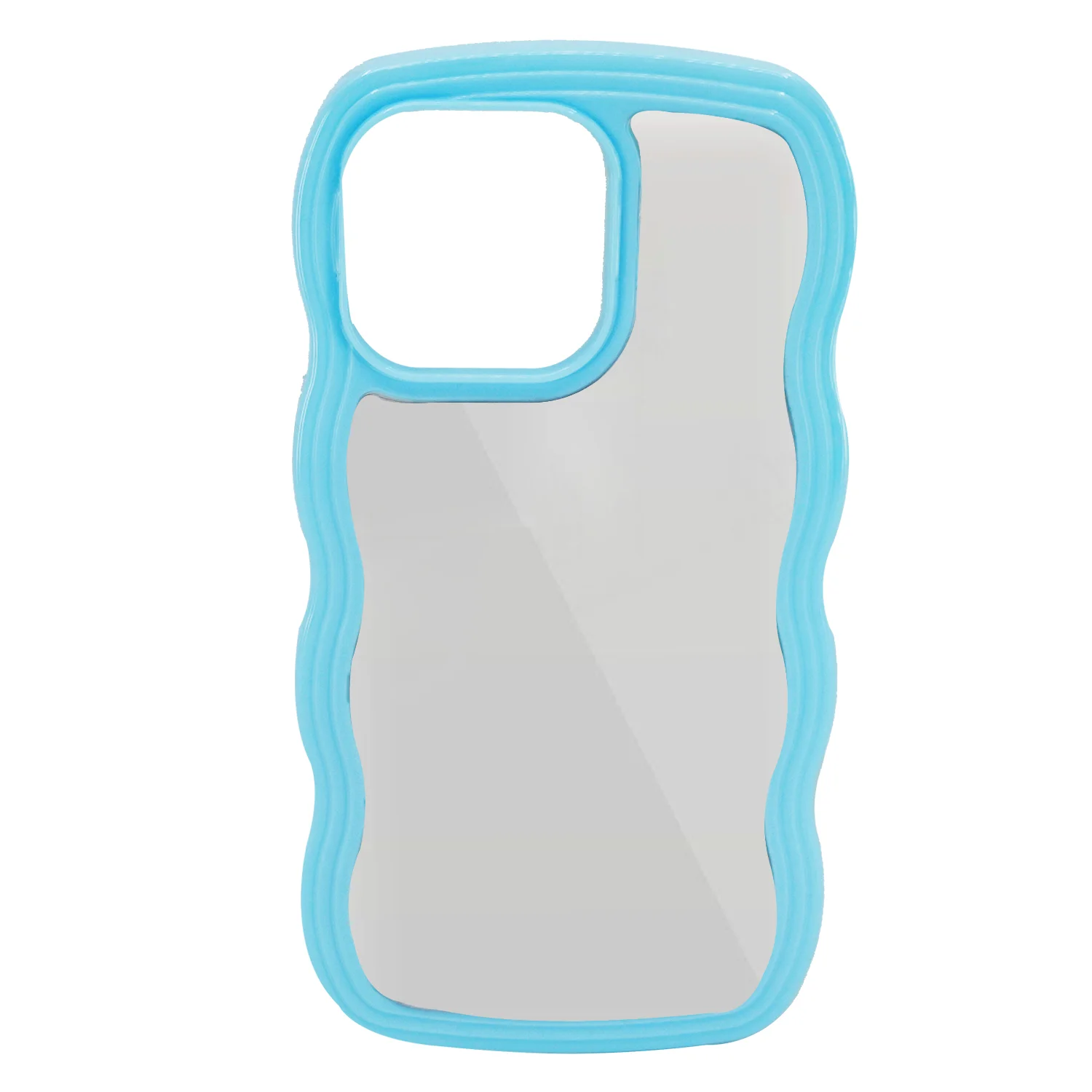 Nettech Apple iPhone 12 Uyumlu Aynalı Seri Arka Koruma Kılıf (Mavi) NT-96271