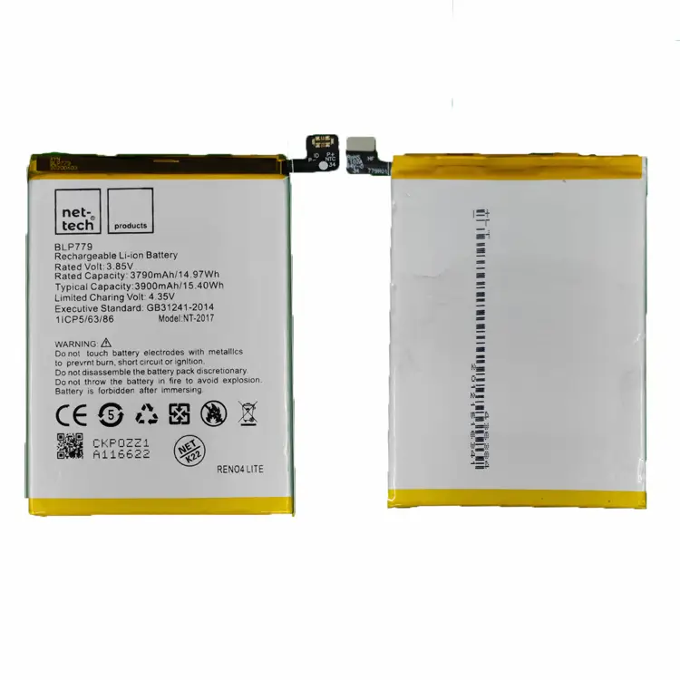 Teknonet Oppo Reno 4 Lite Uyumlu Nettech NT-93123 Batarya NT-93123