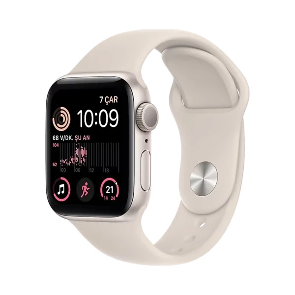 Apple Watch SE 2 - Alüminyum - 40mm - GPS - Yıldız Işığı - 1