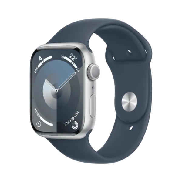Apple Watch Series 9 - Alüminyum - 45mm - GPS - Gümüş - 1