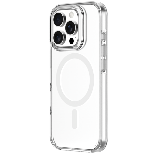 Nettech Apple iPhone 14 Pro Max Uyumlu Ultra Korumalı Magsafe Seri Arka Koruma Kılıf (Şeffaf) NT-98058