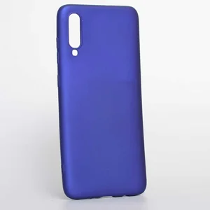 Galaxy A70 Kılıf Zore Premier Silikon Kapak - Saks Mavi