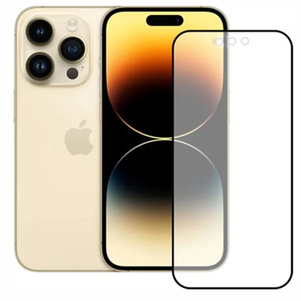 Nettech Apple iPhone 14 Pro Uyumlu Ön Koruma Mat Seramik Nano Ekran Koruyucu (Siyah) NT-99116 - 1