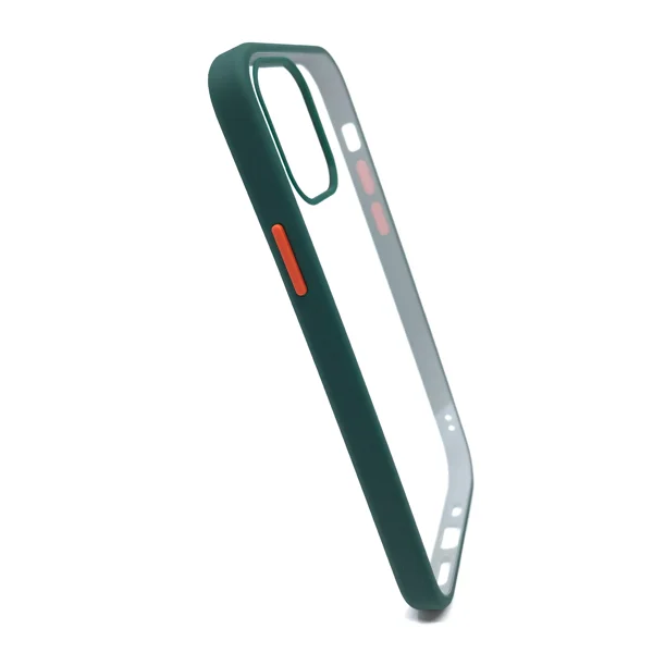 Nettech Apple iPhone 12 Pro Uyumlu Crystal Hybrid Seri Arka Koruma Kılıf (Yeşil) NT-88859 - 2