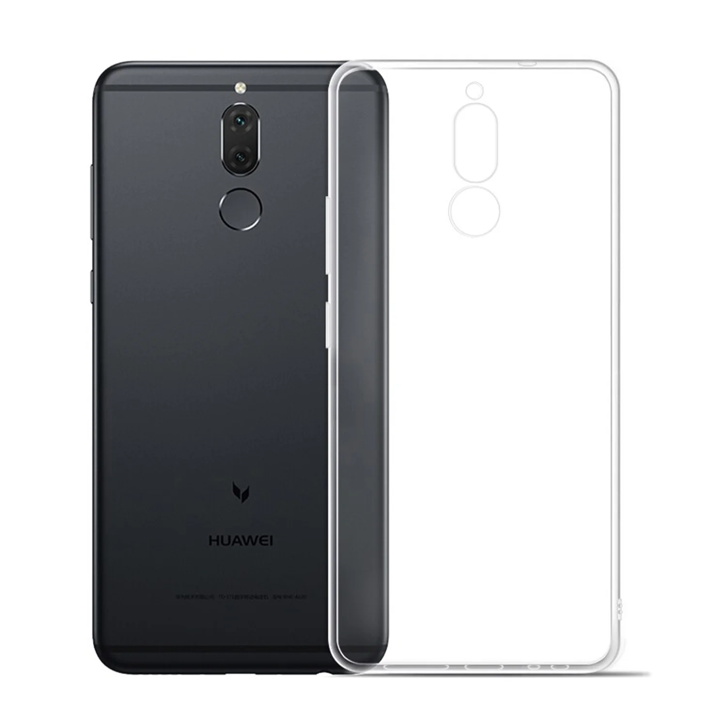 Nettech Huawei Mate 10 Lite Uyumlu Lüx Seri Arka Koruma Kılıf (Şeffaf) NT-83422