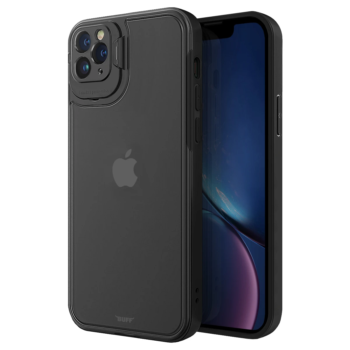 Buff İPhone 11 Pro Max Hybrid Corner Kılıf Black