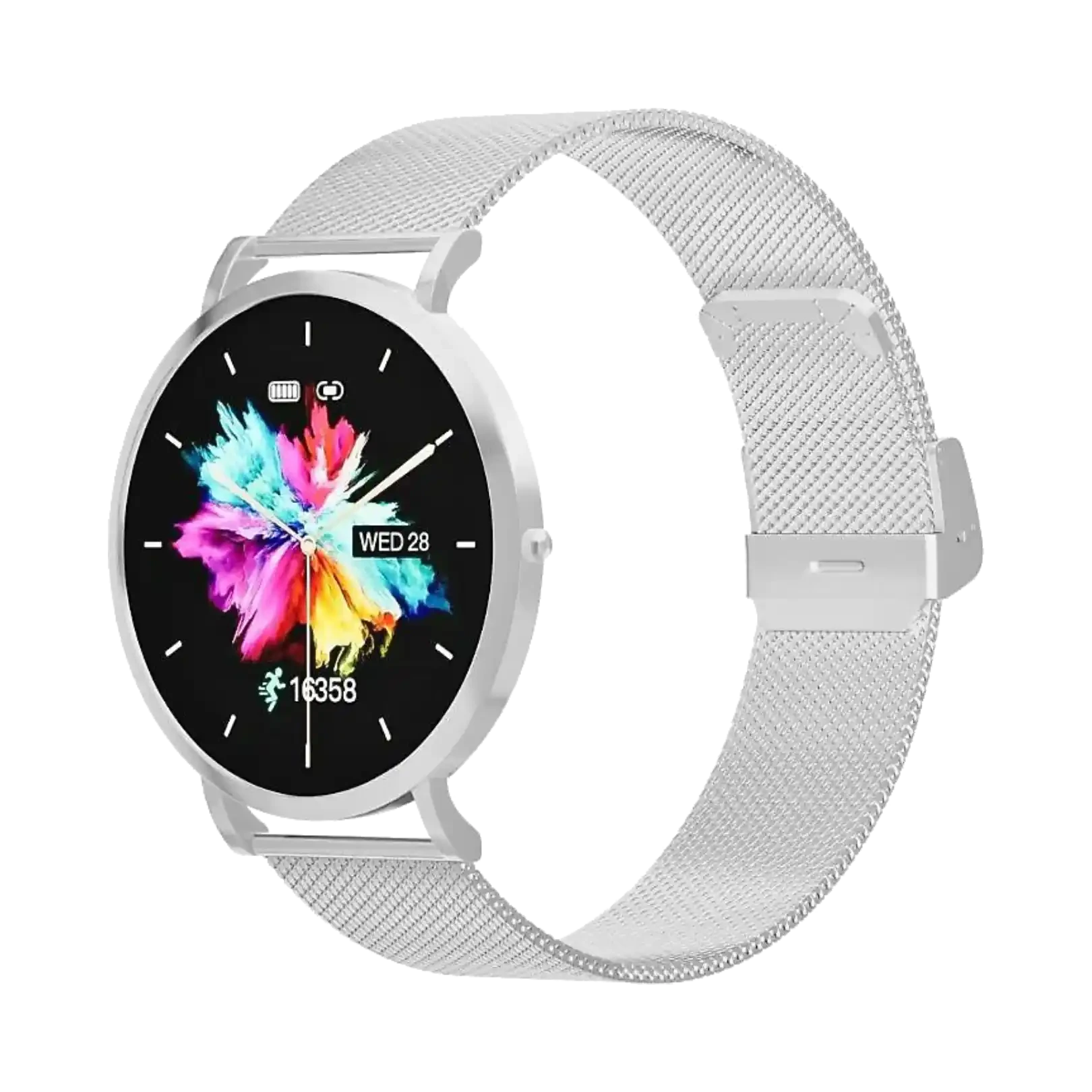 Fro LW-43V - Paslanmaz Çelik - 43mm - Bluetooth - Gümüş