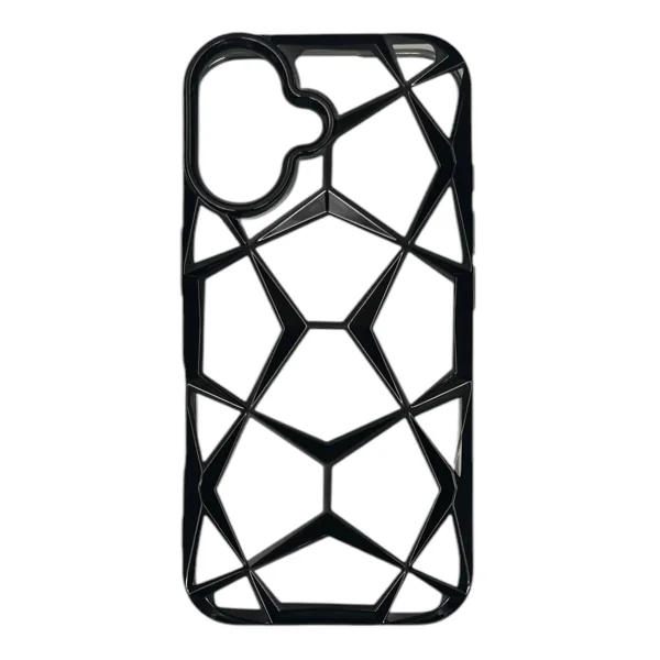 Nettech Apple iPhone 16 Uyumlu Prizma Seri Arka Koruma Kılıf (Siyah) NT-112049 - 3