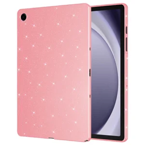 Galaxy Tab A9 Plus Simli Parlak Görünümlü Zore Tablet Koton Kılıf - Pembe
