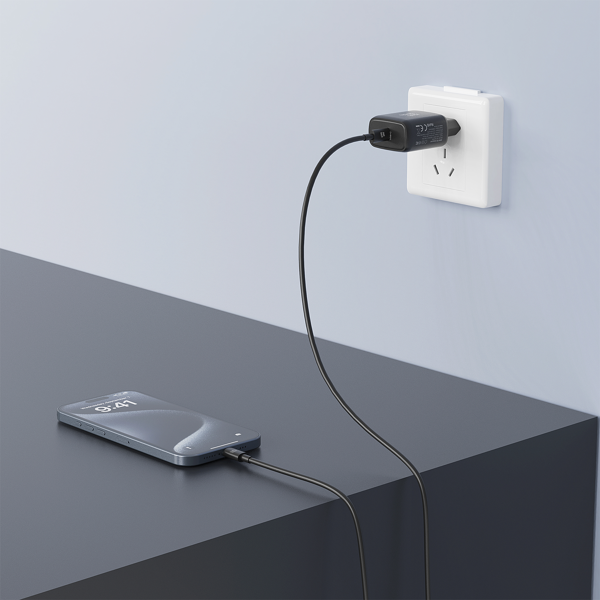 Nettech NT-HCH06 PD 25W Type-C+Lightning Kablo + Şarj Aleti (Siyah) NT-HCH06 - 2