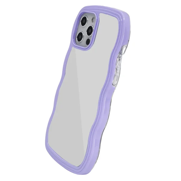 Nettech Apple iPhone 12 Pro Max Uyumlu Aynalı Seri Arka Koruma Kılıf (Lila) NT-96280 - 2