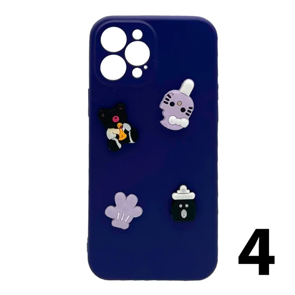 Nettech Apple iPhone 12 Pro Max Uyumlu Maskot Seri Arka Koruma Kılıf (Karışık Renk) NT-106232 - 4