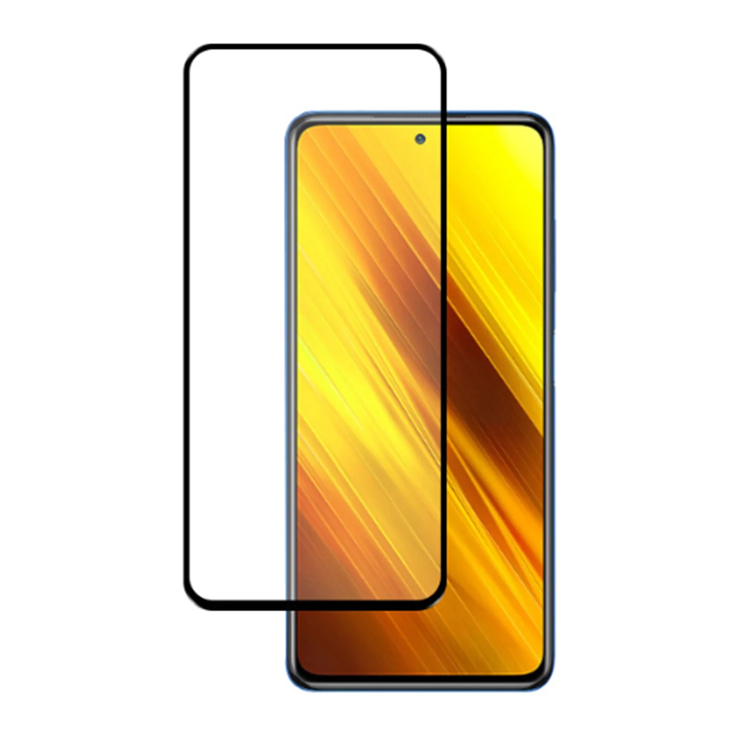 Nettech Xiaomi Poco X3 Uyumlu Ön Koruma Mat Seramik Nano Ekran Koruyucu (Siyah) NT-88490