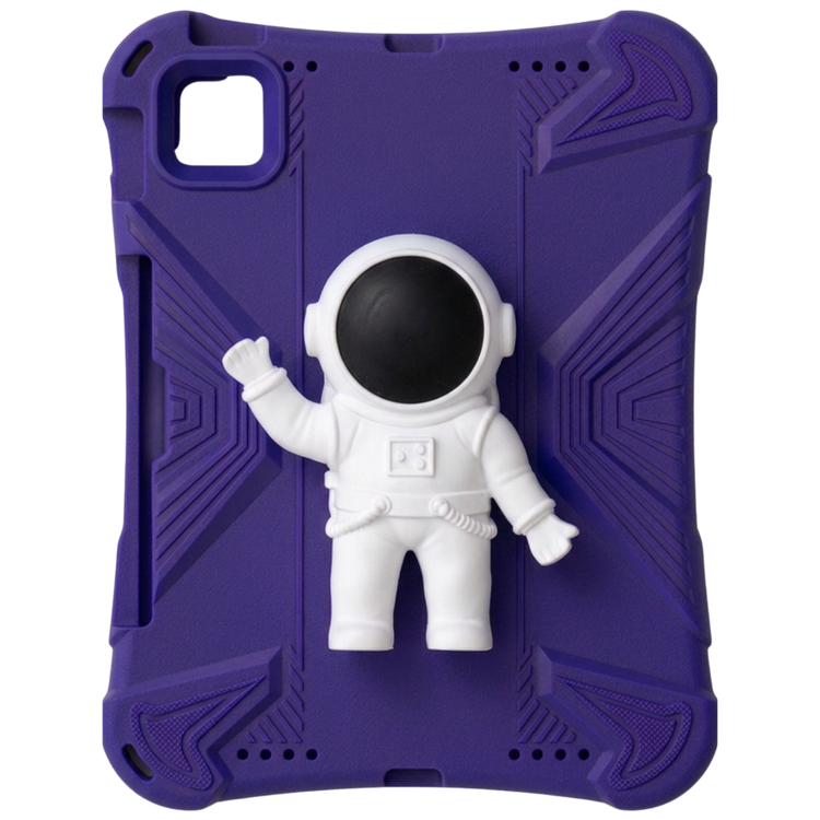 Nettech Apple iPad Mini 4 Uyumlu Maskot Seri Arka Koruma Kılıf (Mor) NT-117312