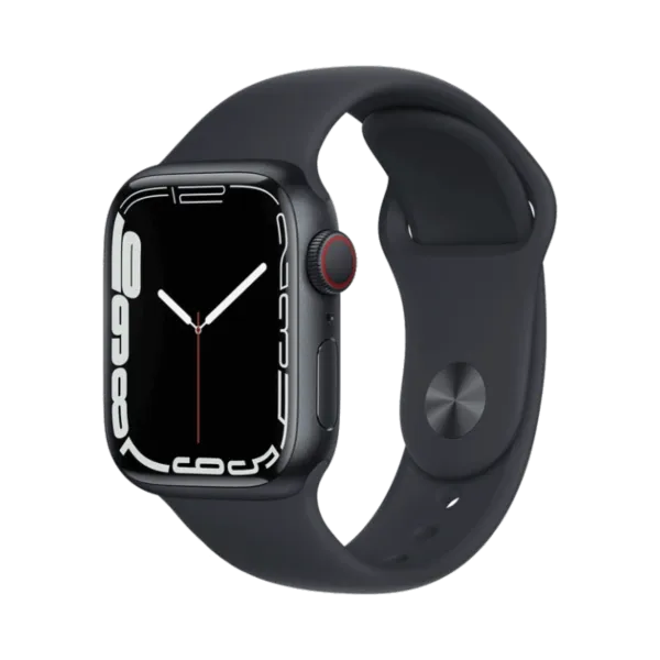 Apple Watch Series 7 - Alüminyum - 41mm - Cellular - Gece yarısı