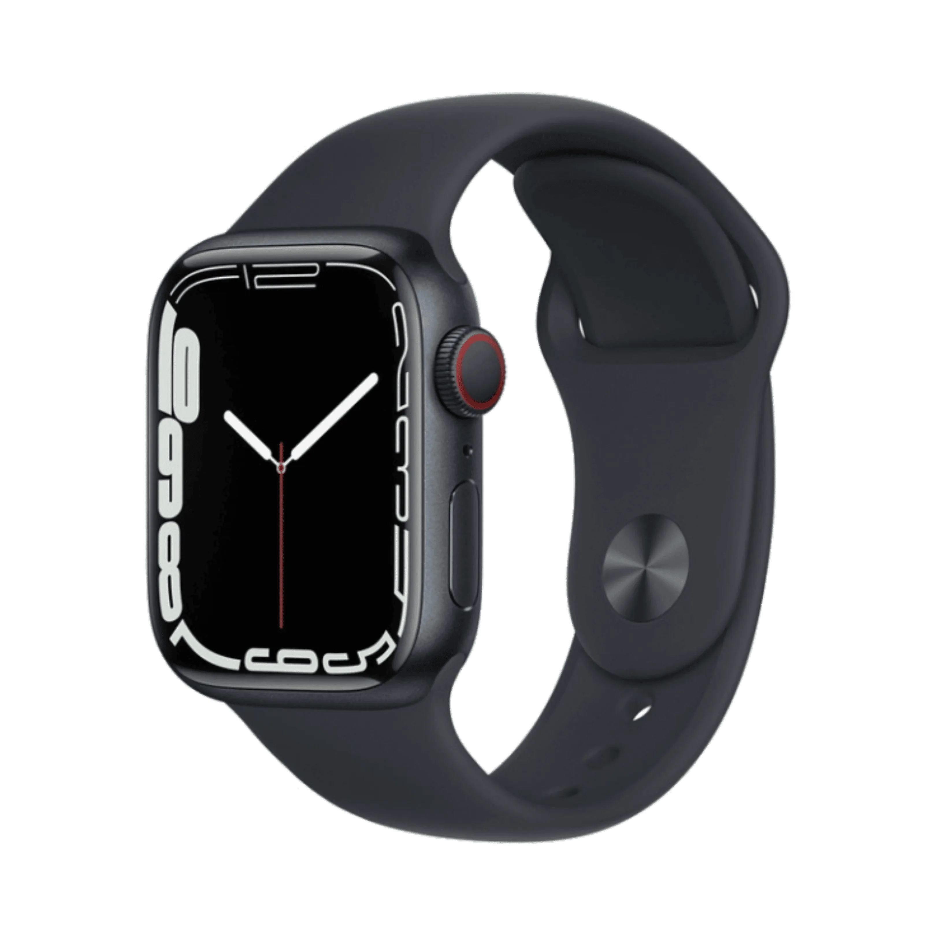 Apple Watch Series 7 - Alüminyum - 41mm - Cellular - Gece yarısı