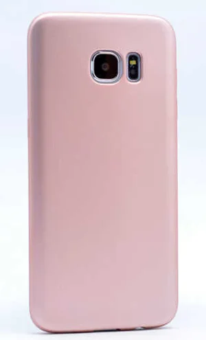 Galaxy S7 Kılıf Zore Premier Silikon Kapak - Rose Gold