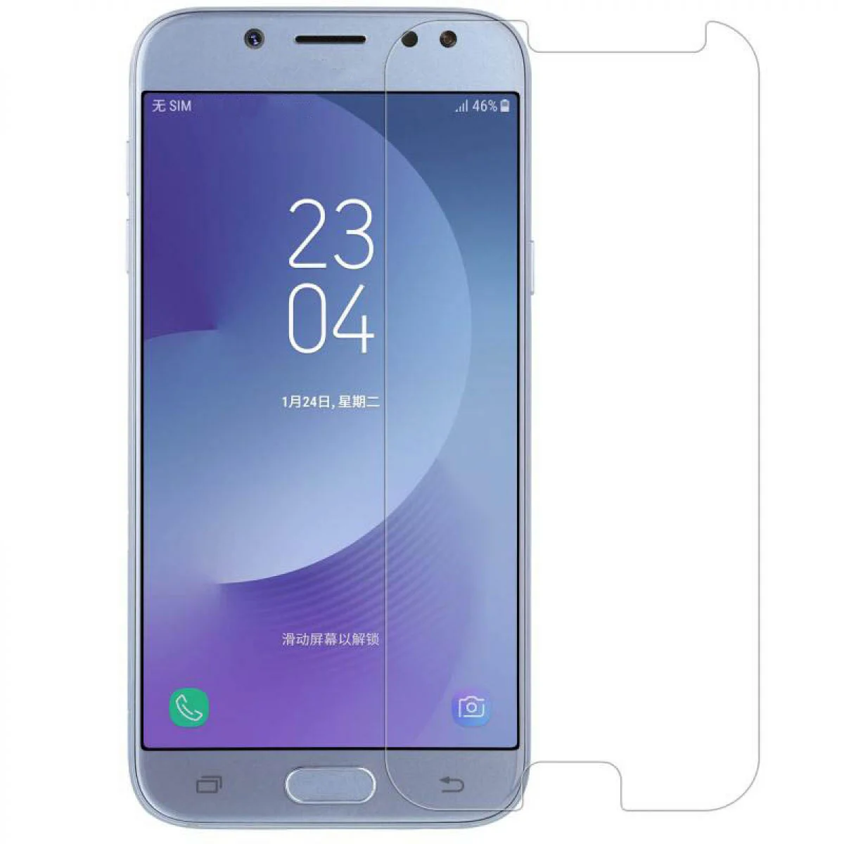 Helt Samsung Galaxy J520 J5 2017 Uyumlu Ön Koruma Nano Ekran Koruyucu (Şeffaf) NT-16457