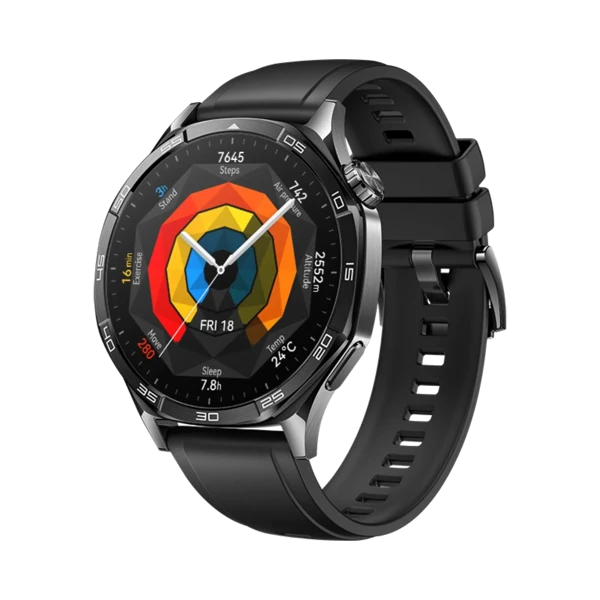 Huawei Watch GT 5 - Paslanmaz Çelik - 46mm - GPS - Siyah - 1
