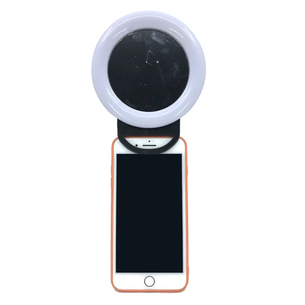Rgb Led AL20 Led Mandallı Telefon Üstü Aydınlatma Lamba (Siyah) NT-83822