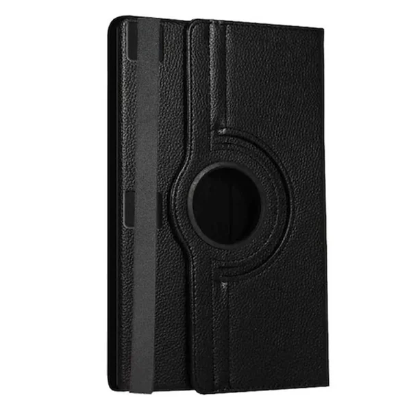 Nettech Tcl Tab 10S Uyumlu 3 Kameralı Döner Standlı Kapaklı Kılıf (Siyah) NT-104390 - 1