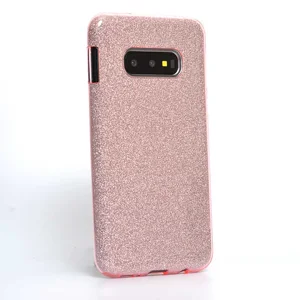 Galaxy S10E Kılıf Zore Shining Silikon - Rose Gold