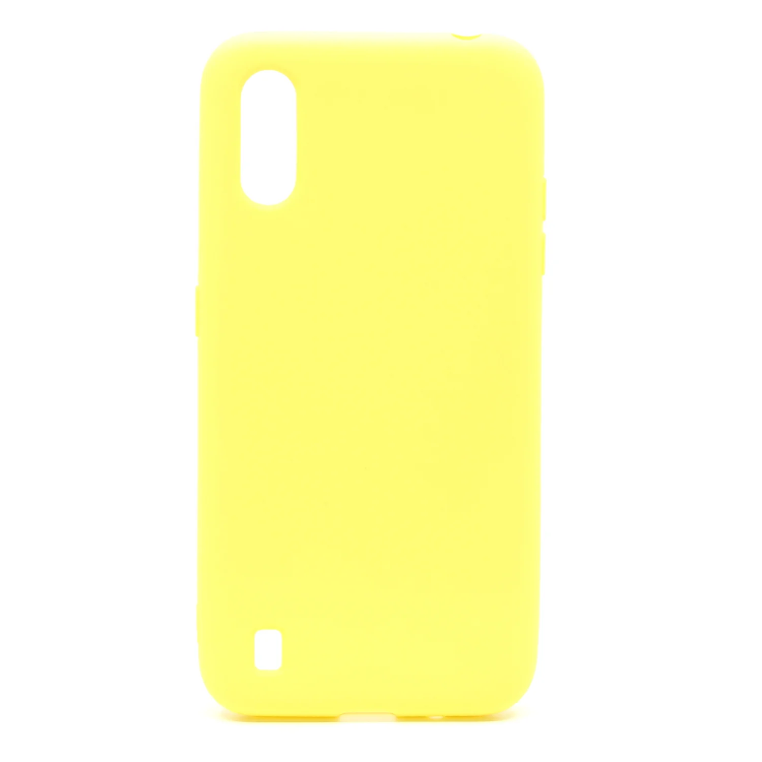 Nettech Samsung Galaxy A01 Uyumlu Nano Arka Koruma Kılıf (Sarı) VR-20596