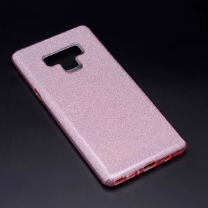 Galaxy Note 9 Kılıf Zore Shining Silikon - Rose Gold
