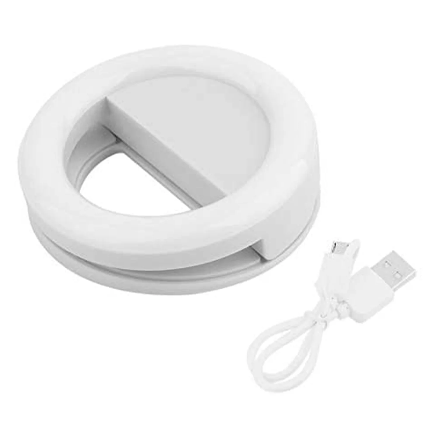 Rgb Led AL20 Led Mandallı Telefon Üstü Aydınlatma Lamba (Beyaz) NT-83823