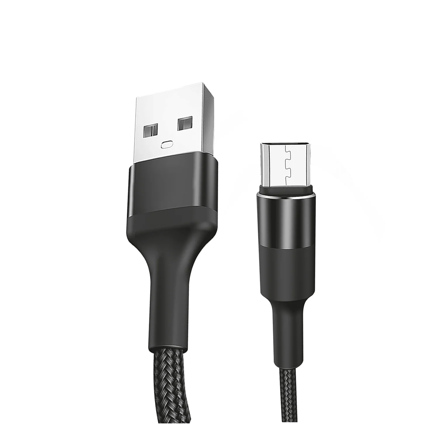 Teknonet TN-DC08 İp Örgü 100 Cm Micro Şarj ve Data Kablosu (Siyah) NT-92574