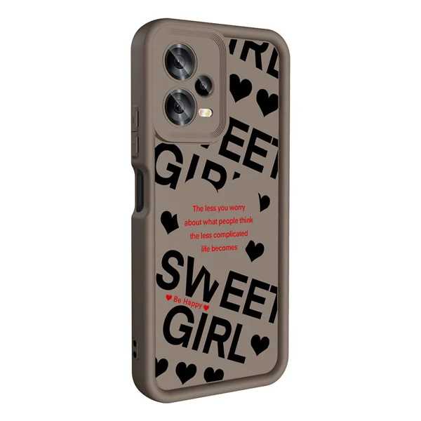 Xiaomi Redmi Note 12 5G Kılıf Kamera Korumalı Baskılı Arka Yüzey Zore Klas Kapak - Siyah - 1