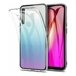 Nettech Xiaomi Redmi Note 8 Uyumlu Lüx Seri Kamera Korumalı Arka Koruma Kılıf (Şeffaf) VR-19783