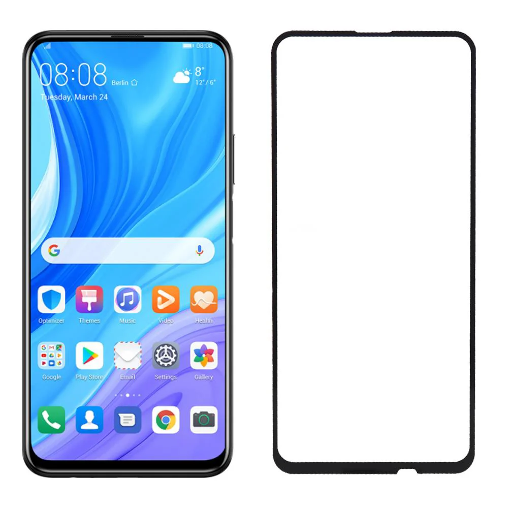 Nettech Huawei P Smart Pro Uyumlu 5D Glas Full Cam Koruyucu (Siyah) VR-20644