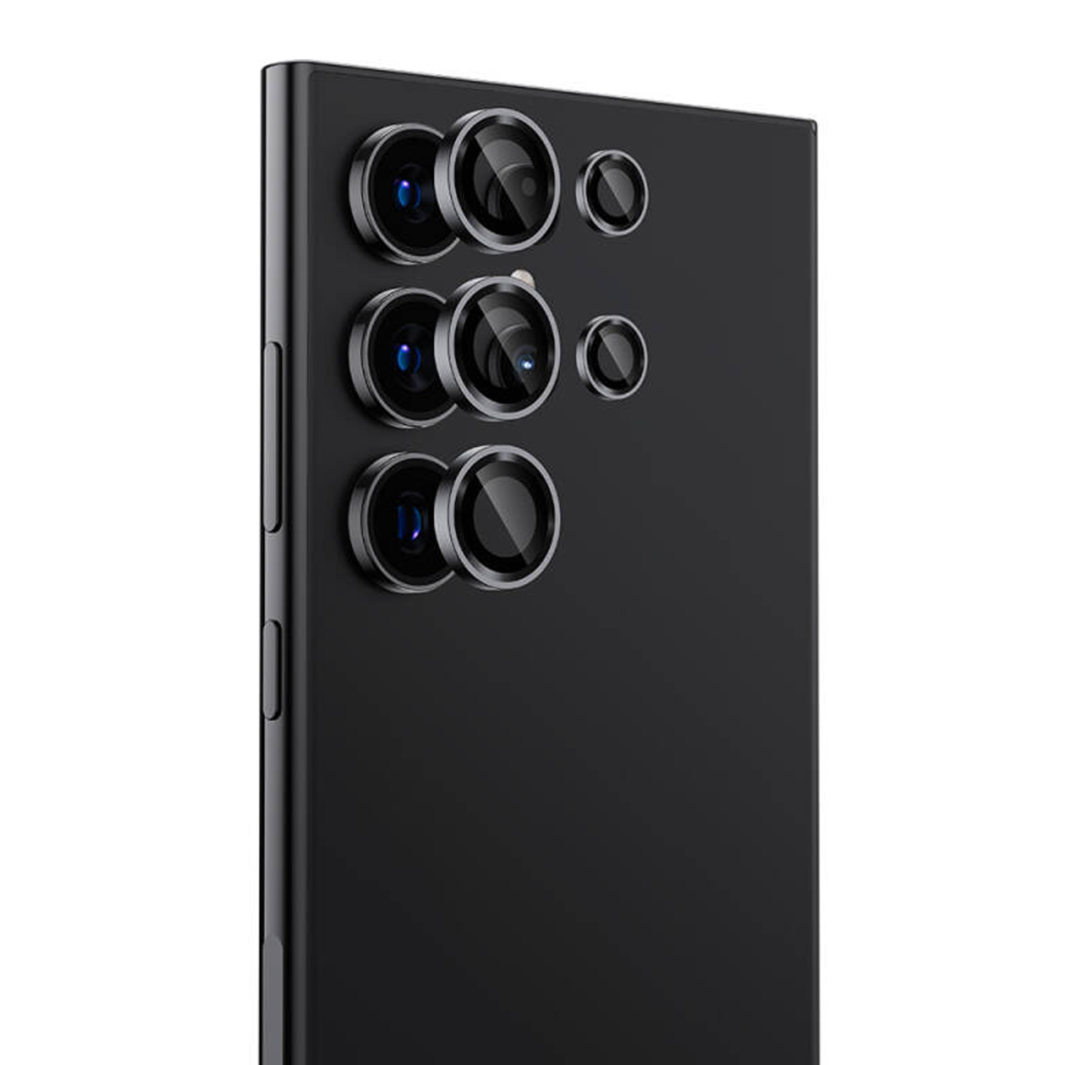 Nettech Samsung Galaxy S24 Ultra Uyumlu Safir Lens Kamera Cam Koruyucu (Siyah) NT-110212