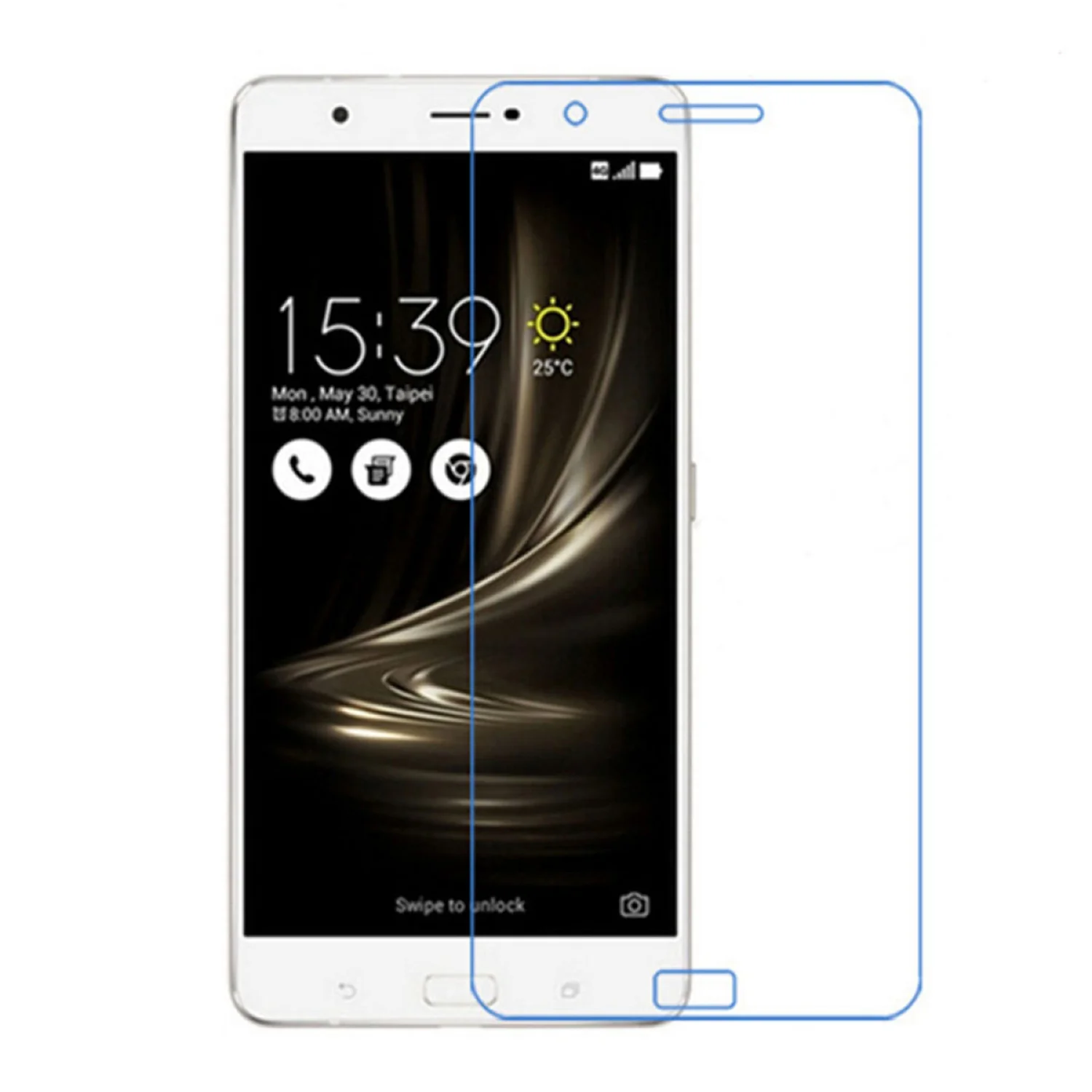 Nettech Asus Zenfone 3 Ultra Zu680Kl Uyumlu Ön Koruma Cam Ekran Koruyucu NT-18393