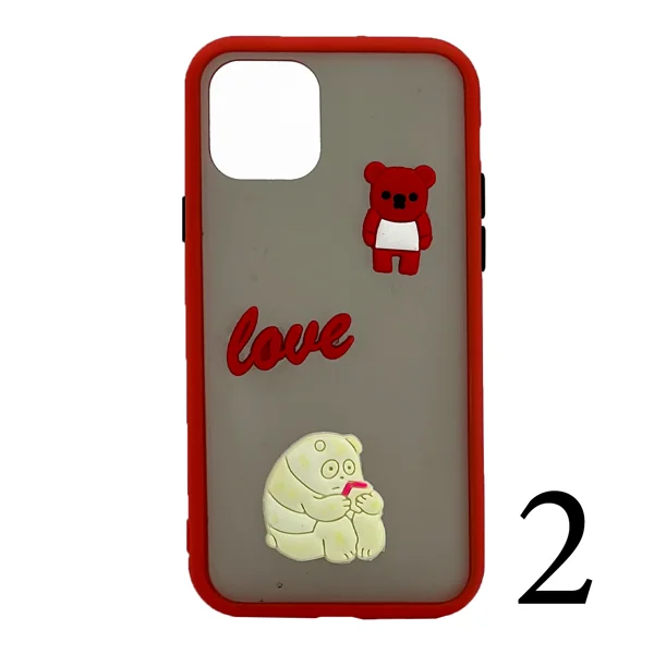 Nettech Apple iPhone 11 Pro Uyumlu Maskot Seri Arka Koruma Kılıf (Karışık Renk) NT-106274 - 2