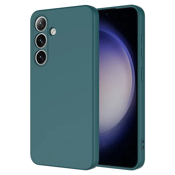 Galaxy S25 Kılıf Zore Mara Lansman Kapak - Koyu Yeşil - 1