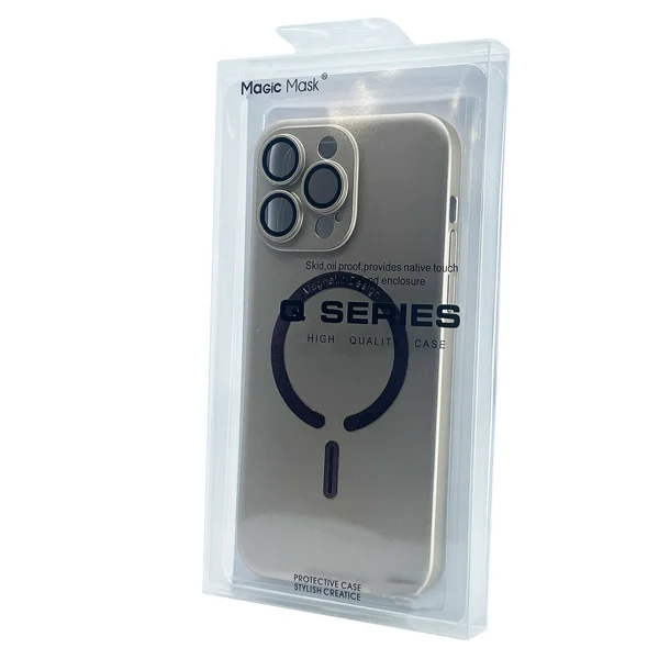 Nettech Apple iPhone 14 Pro Uyumlu Lüx MagSafe Arka Koruma Kılıf (Sarı) NT-96890 - 3