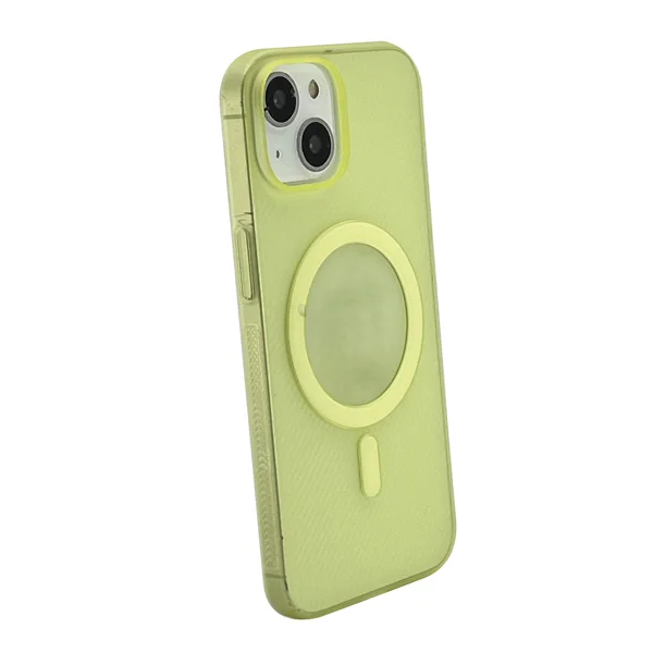 Nettech Apple iPhone 15 Uyumlu NT-N010 Slim Magsafe Arka Koruma Kılıf (Sarı) NT-104501 - 2