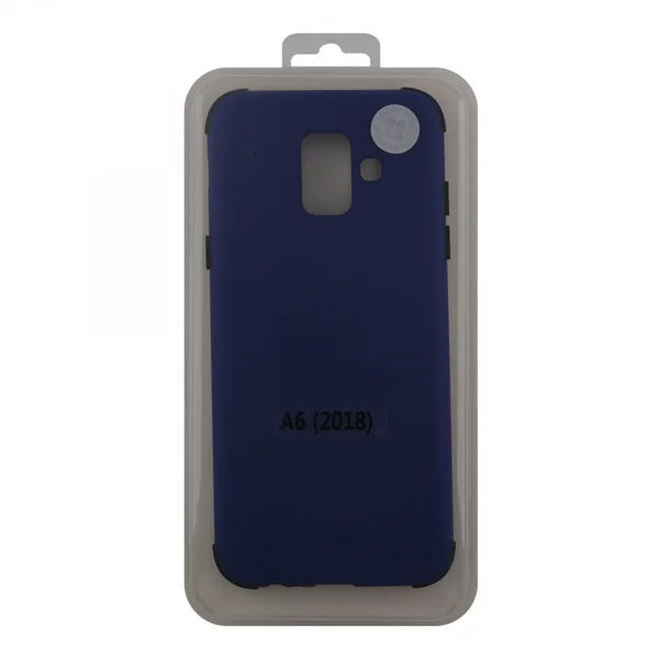Nettech Samsung Galaxy A600 A6 2018 Uyumlu Arka Koruma Arka Koruma Kılıf (Lacivert) VR-12575 - 2