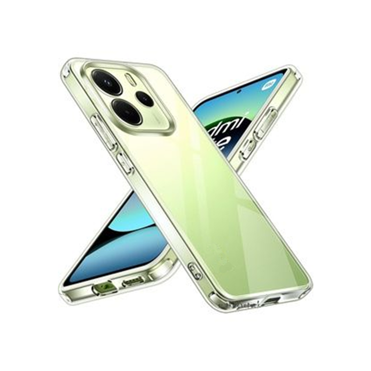 Nettech Xiaomi Redmi Note 14 Uyumlu Lüx Seri Kamera Korumalı Arka Koruma Kılıf (Şeffaf) NT-112221