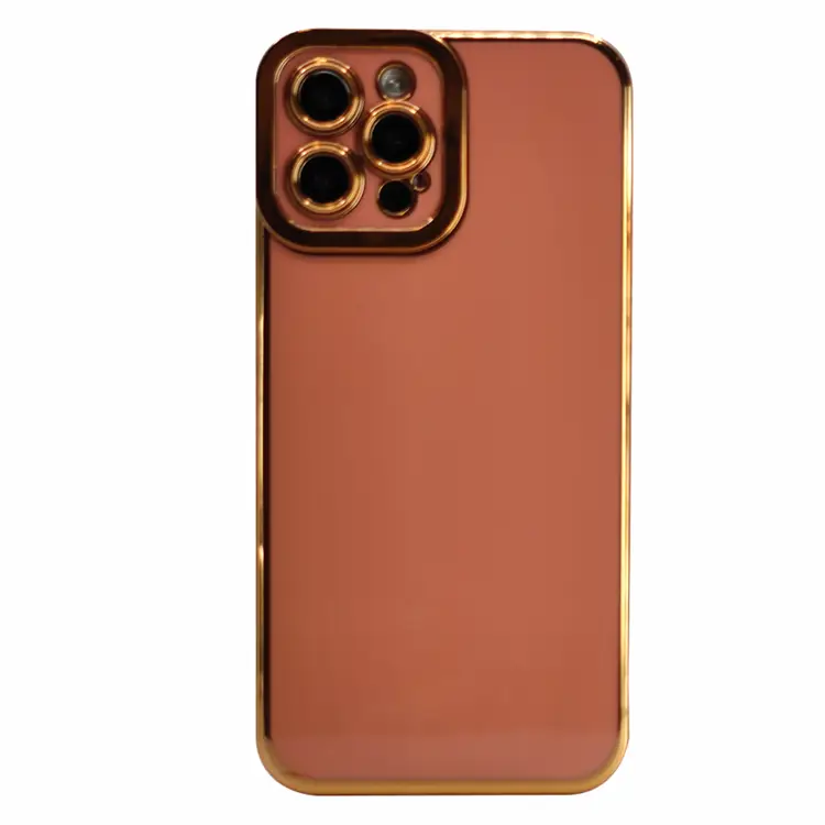 Nettech Apple iPhone 12 Pro Max Uyumlu Lüx Soft Seri Arka Koruma Kılıf (Pembe) NT-97121