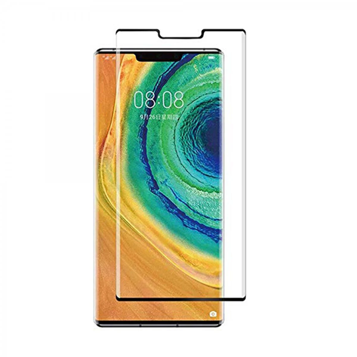 Nettech Huawei Mate 30 Pro Uyumlu Full Glue Full Cam Koruyucu (Siyah) VR-20527