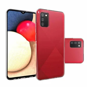 Nettech Samsung Galaxy A02S Uyumlu Tıpalı Şeffaf Seri Arka Koruma Kılıf (Şeffaf) NT-87784
