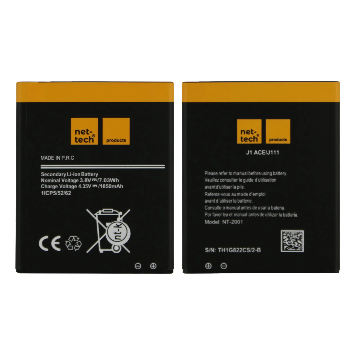 Teknonet Samsung Galaxy j110 J1 Ace Uyumlu Nettech 1850 mAh Batarya NT-32420